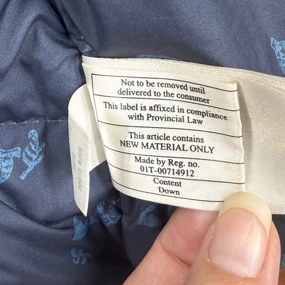 Patagonia Womens Bivvy Down Vest Hooded Puffer Brown‎ Blue Snap Front Sz S READ - Picture 12 of 15